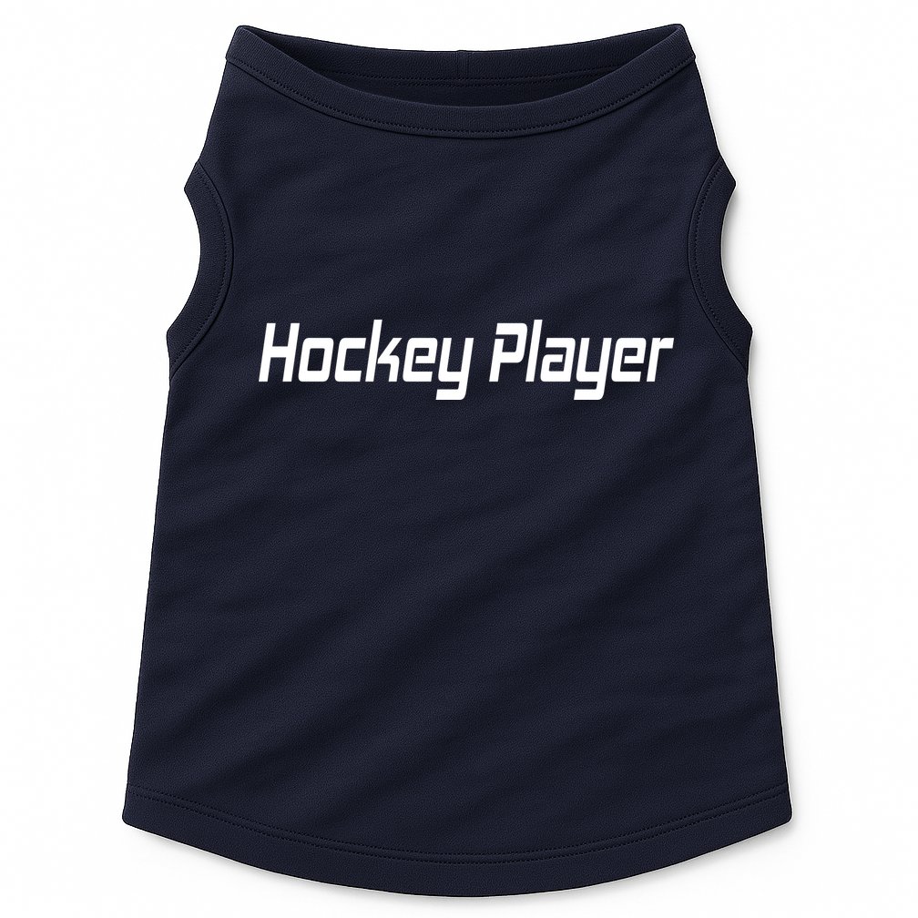 Hockey Player Doggie Tank