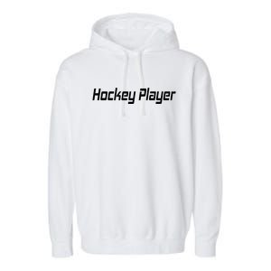 Hockey Player Garment-Dyed Fleece Hoodie