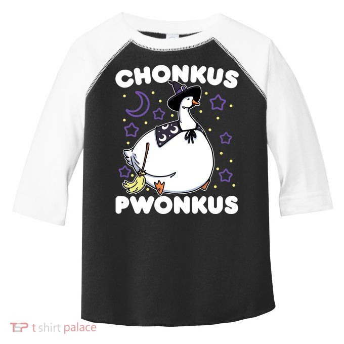 Honkus Ponkus Halloween Goose Meme Parody Chonkus Pwonkus Toddler Fine Jersey T-Shirt