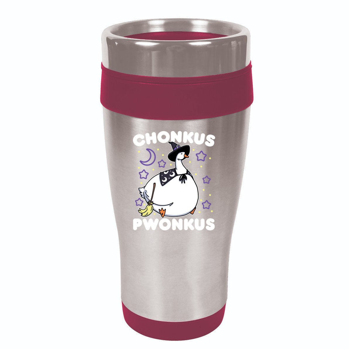 Honkus Ponkus Halloween Goose Meme Parody Chonkus Pwonkus 16oz Travel Tumbler