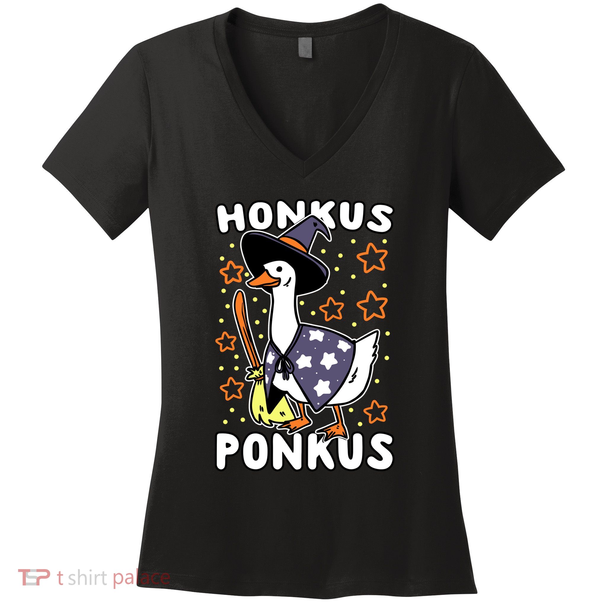 Honkus Ponkus Women's V-Neck T-Shirt