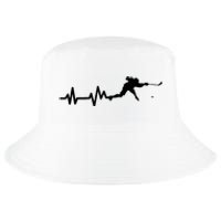 Hockey Player Heartbeat Hockey Cool Comfort Performance Bucket Hat