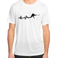 Hockey Player Heartbeat Hockey Adult ChromaSoft Performance T-Shirt