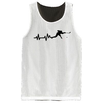 Hockey Player Heartbeat Hockey Mesh Reversible Basketball Jersey Tank