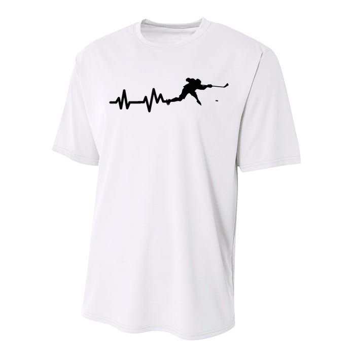 Hockey Player Heartbeat Hockey Performance Sprint T-Shirt