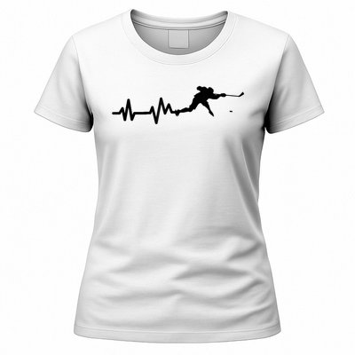 Hockey Player Heartbeat Hockey Women's T-Shirt