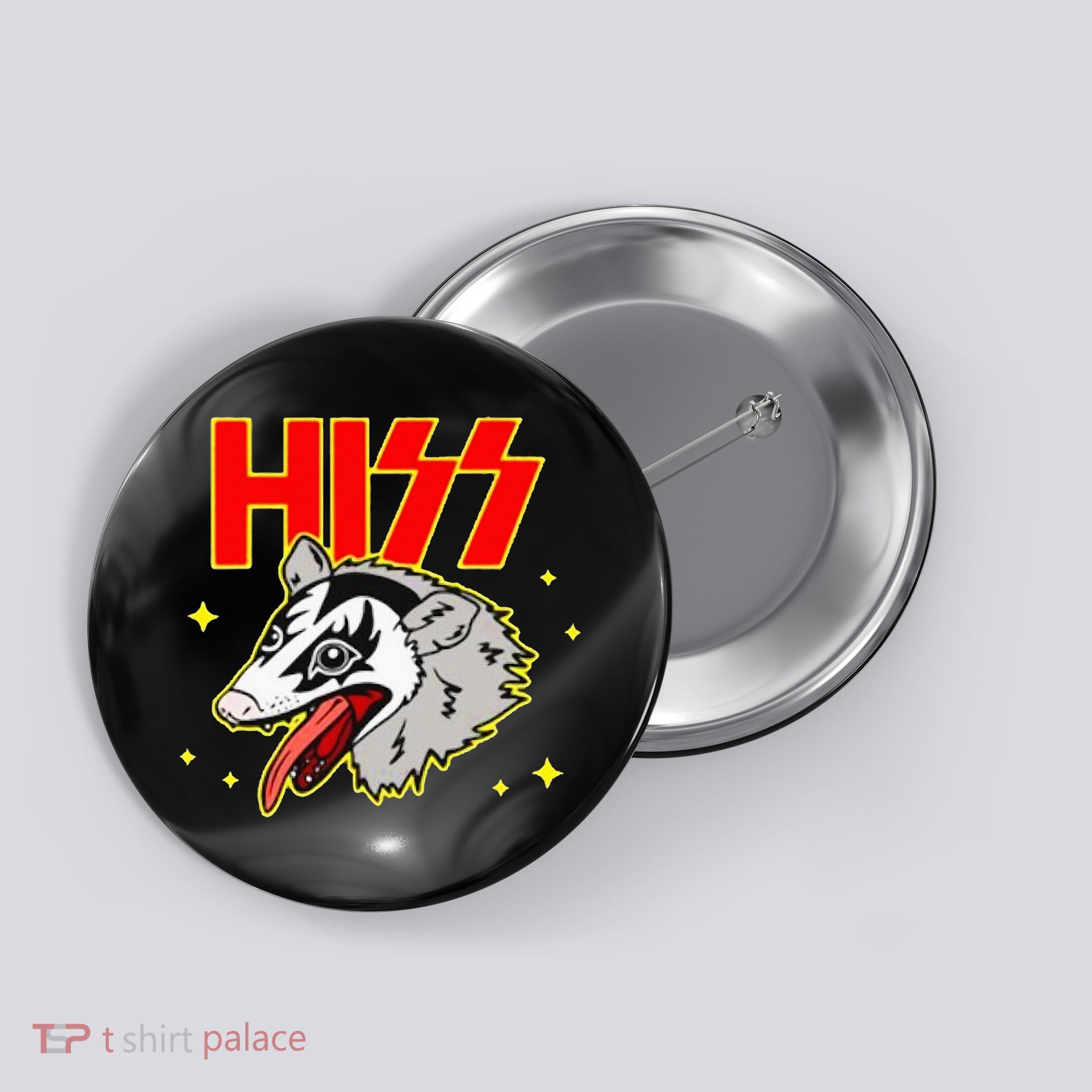 Hiss Possum Button
