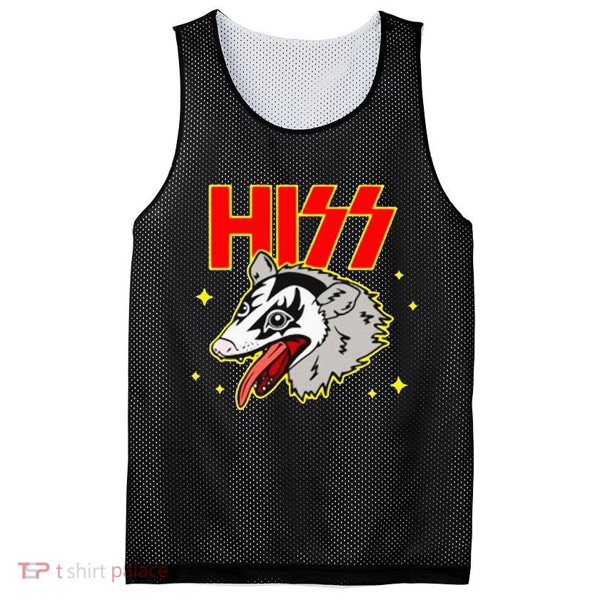 Hiss Possum Mesh Reversible Basketball Jersey Tank