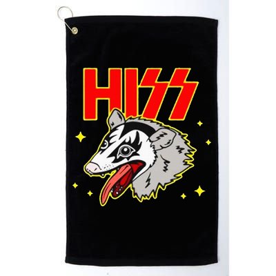 Hiss Possum Golf Towel