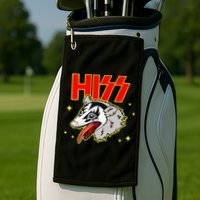 Hiss Possum Golf Towel