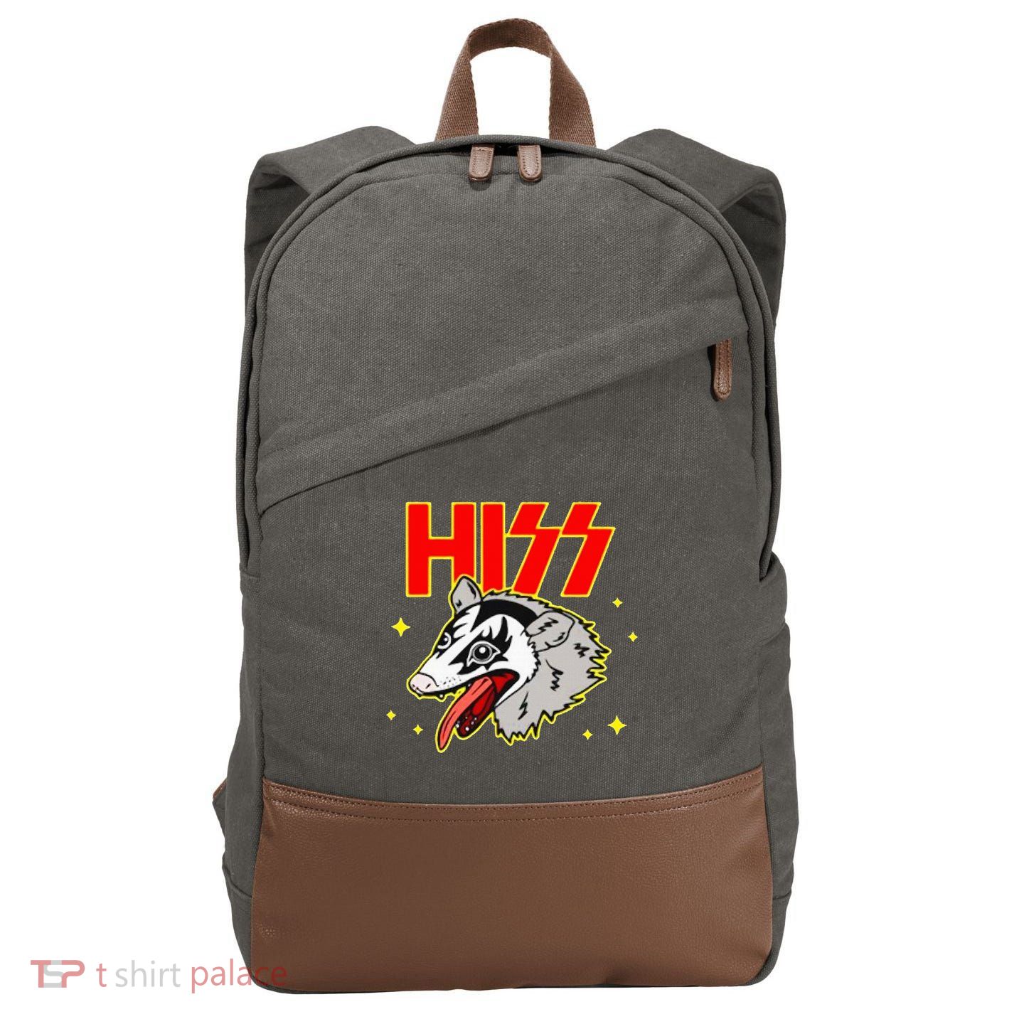 Hiss Possum Cotton Canvas Backpack