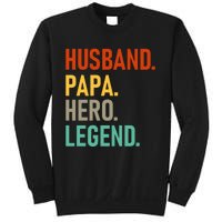 Husband Papa Hero Legend Sweatshirt