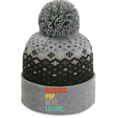 Husband Pop Hero Legend The Baniff Cuffed Pom Beanie