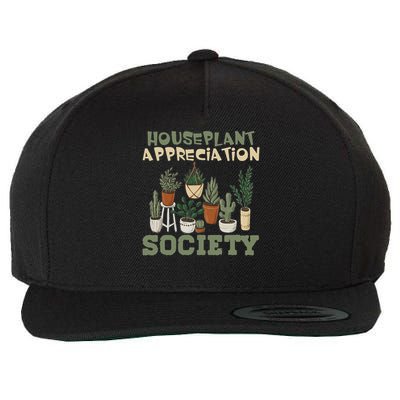 House Plant Houseplant Appreciation Society Wool Snapback Cap