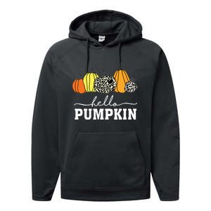 Hello Pumpkin Performance Fleece Hoodie