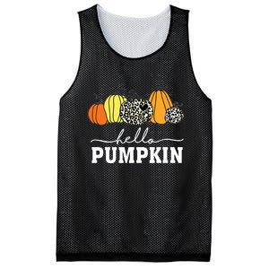 Hello Pumpkin Mesh Reversible Basketball Jersey Tank