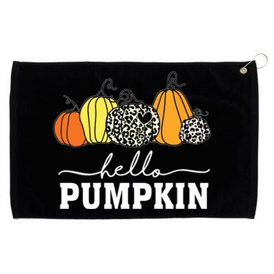 Hello Pumpkin Grommeted Golf Towel