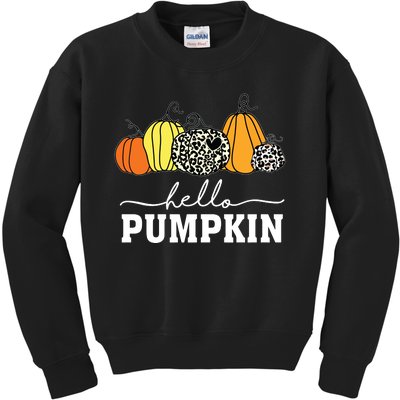 Hello Pumpkin Kids Sweatshirt