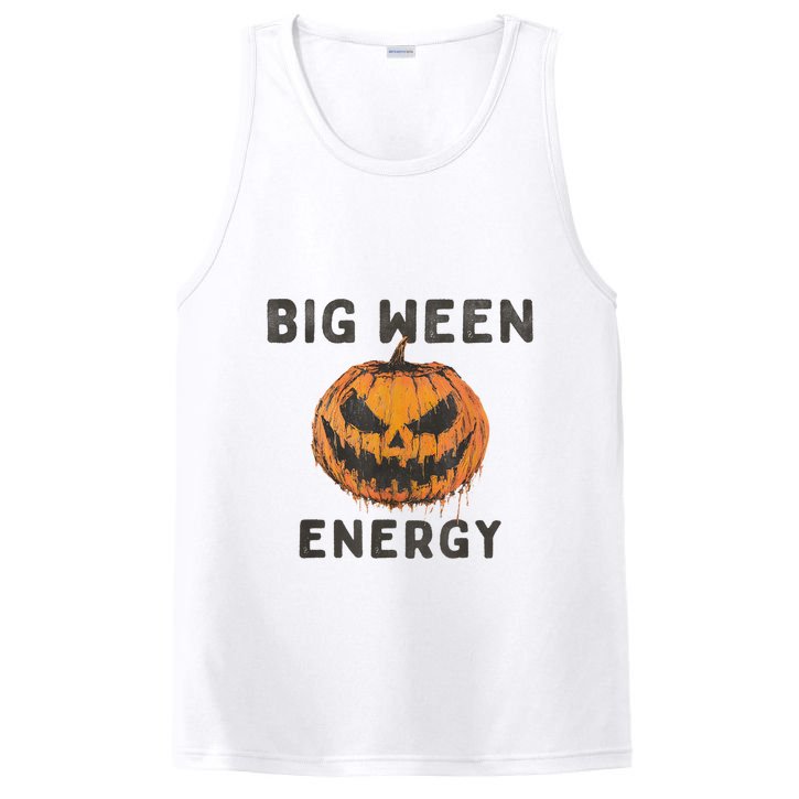 Halloween Pumpkin Head Big Ween Energy Spooky PosiCharge Competitor Tank
