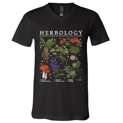 Herbology Plants V-Neck T-Shirt