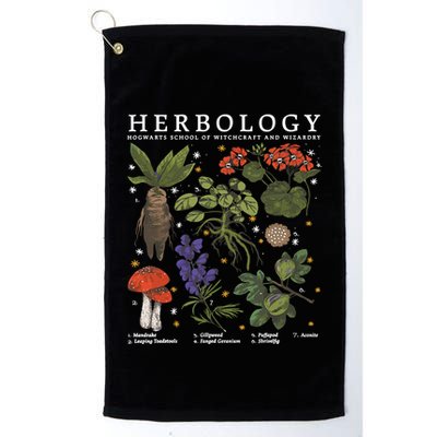 Herbology Plants Golf Towel