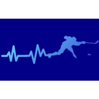 Hockey Player Heartbeat Hockey Great Gift Bumper Sticker