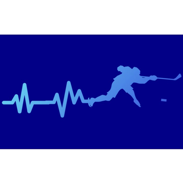 Hockey Player Heartbeat Hockey Great Gift Bumper Sticker