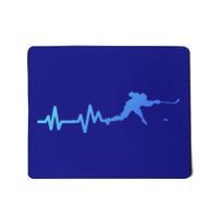 Hockey Player Heartbeat Hockey Great Gift Mousepad