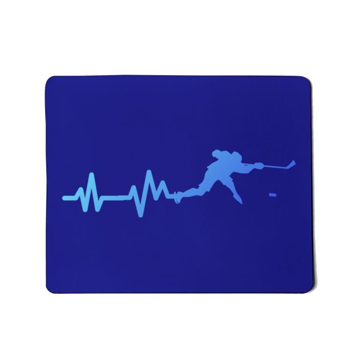 Hockey Player Heartbeat Hockey Great Gift Mousepad