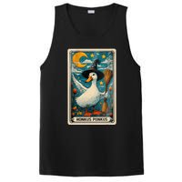 Honkus Ponkus Halloween Goose Meme Parody Retro Tarot Card PosiCharge Competitor Tank