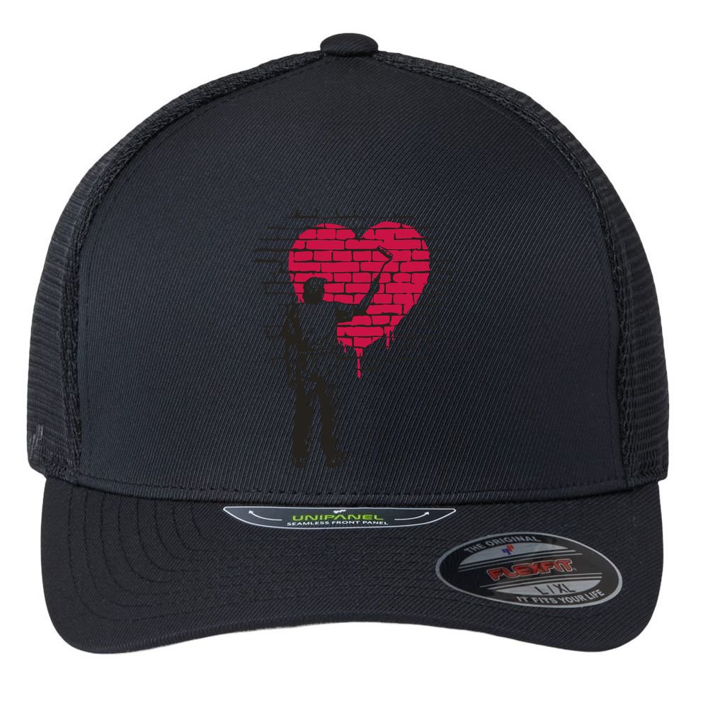 Heart Painter Flexfit Unipanel Trucker Cap