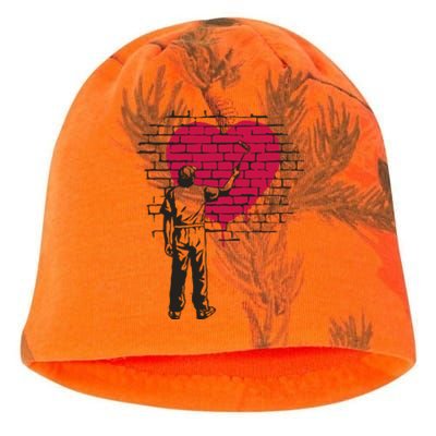 Heart Painter Kati - Camo Knit Beanie