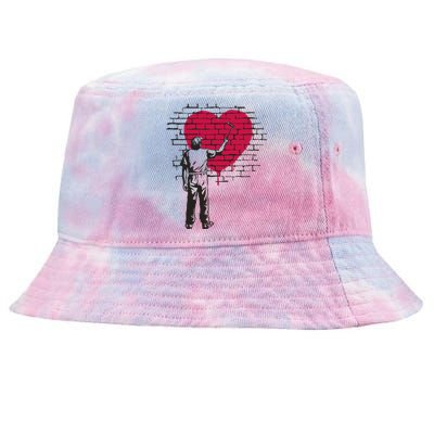 Heart Painter Tie-Dyed Bucket Hat