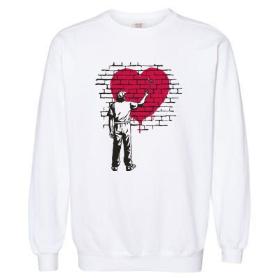 Heart Painter Garment-Dyed Sweatshirt