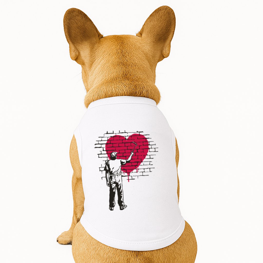 Heart Painter Doggie Tank