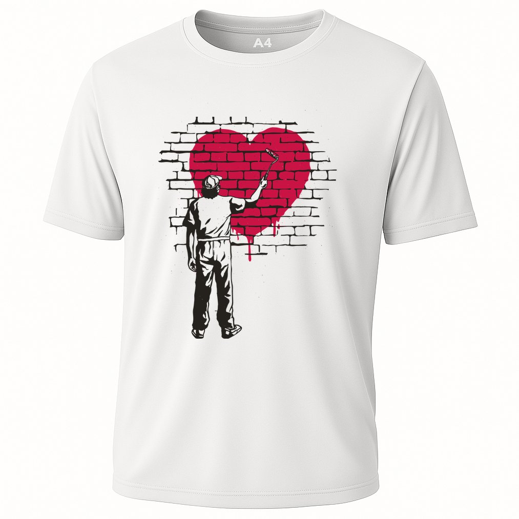 Heart Painter Cooling Performance Crew T-Shirt