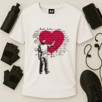 Heart Painter Cooling Performance Crew T-Shirt