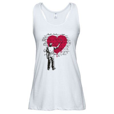 Heart Painter Ladies Essential Flowy Tank