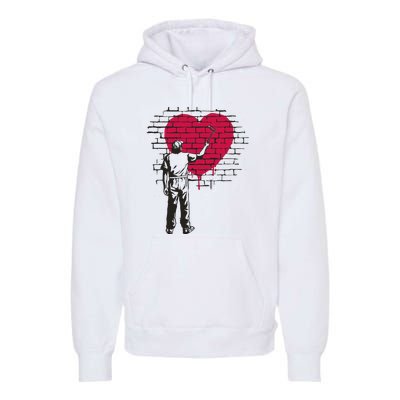 Heart Painter Premium Hoodie