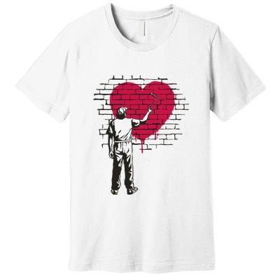 Heart Painter Premium T-Shirt
