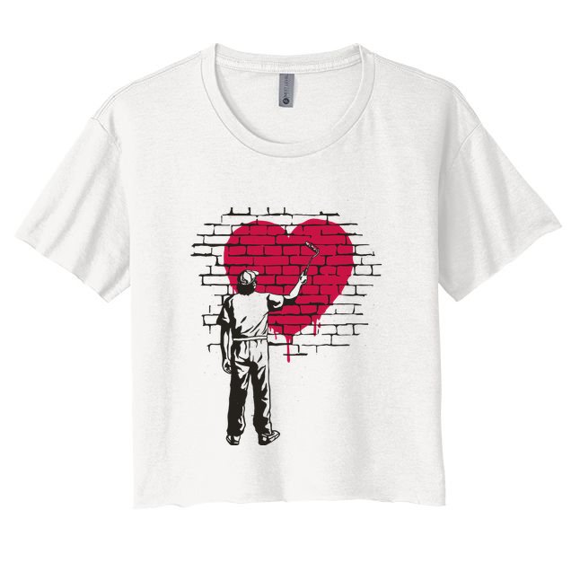 Heart Painter Crop Top