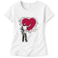 Heart Painter Womens T-Shirt