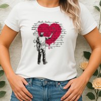 Heart Painter Womens T-Shirt