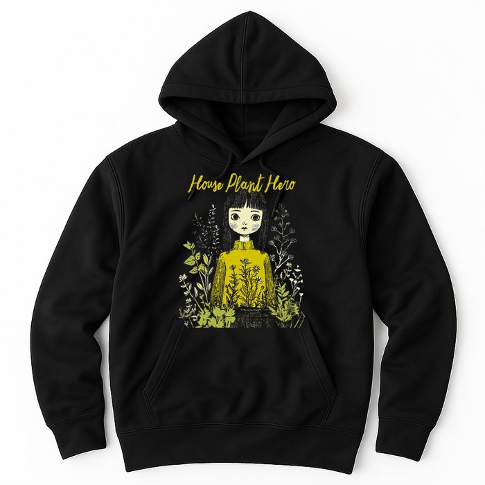 House Plant Hero Illustration Hoodie