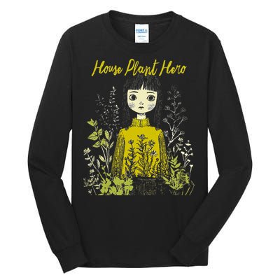 House Plant Hero Illustration Tall Long Sleeve T-Shirt