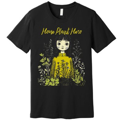 House Plant Hero Illustration Premium T-Shirt