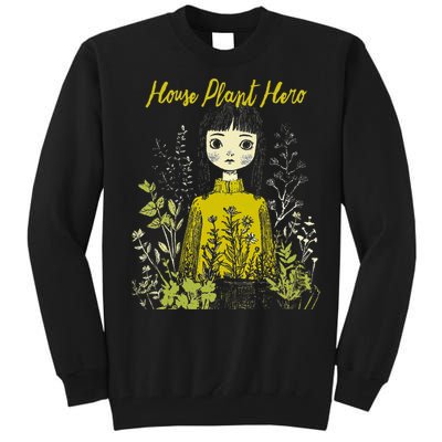 House Plant Hero Illustration Tall Sweatshirt