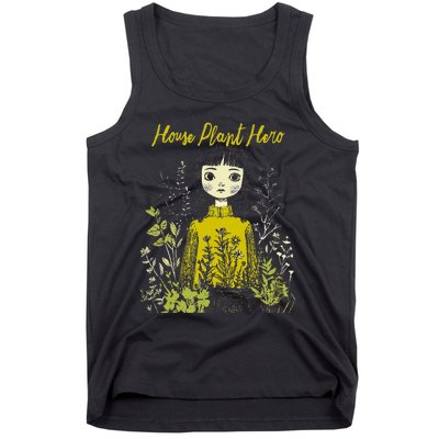 House Plant Hero Illustration Tank Top