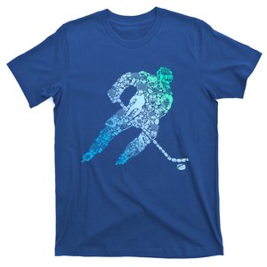 Hockey Player Ice Hockey Lover Tie Dye Gift T-Shirt