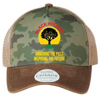 Honoring Past Inspiring Future Black History Month Legacy Tie Dye Trucker Hat